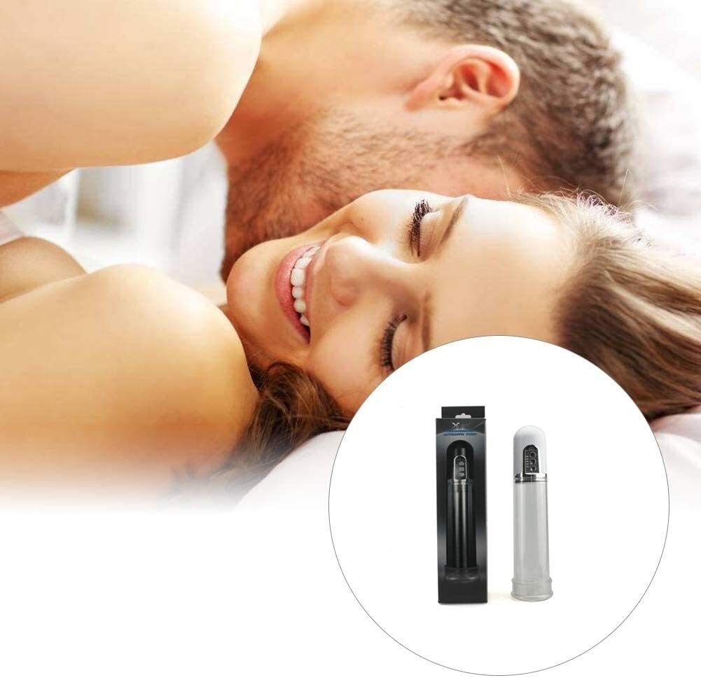 Aspirar los Hombres Juguete Potente Bomba de la ampliadora for los Hombres, Eléctrica Pene Vacío Bomba Hidráulica Pene Agua Bomba Con 4 Intensidades De Succión Para Ayudar A Crecimiento Del Pene