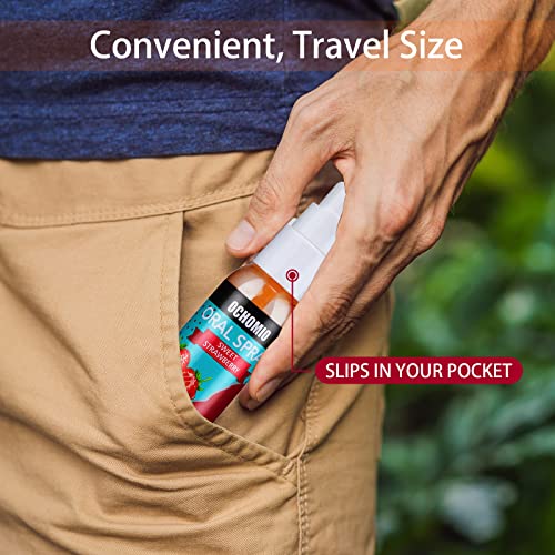 Image of Deep Throat Spray Strawberry Flavored for deep Throating Women Men, Relaxes Gag Reflex-1 oz