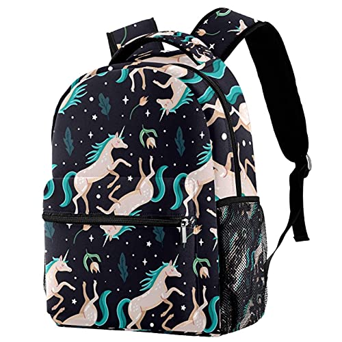 Sac à dos enfants aquarelle licorne Sweet Dreams léger et imperméable pour filles et garçons