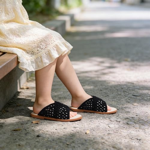 Image of THEE BRON Girls Cute Slip-On Slippers Stylish Sandals for Toddlers & Kids