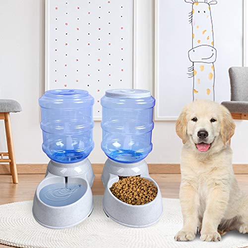 TENINYU Automatic Self-Dispensing Pet Feeder and Water Dispenser Premium Quality Self-Dispensing Gravity 3.5 liters 1… - Image 3