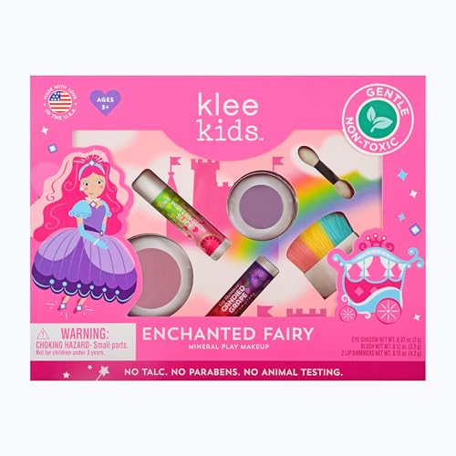 Luna Star Klee Kids Makeup Kit. Gentle and Non-Toxic. Kid-Friendly. Made in USA. (Enchanted Fairy)