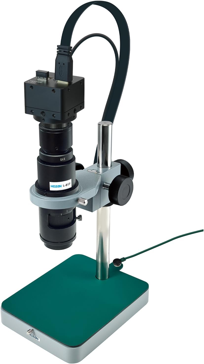 Hozan L-KIT1139 Microscope (for Monitors) Magnification 95-570x Zoom Lens