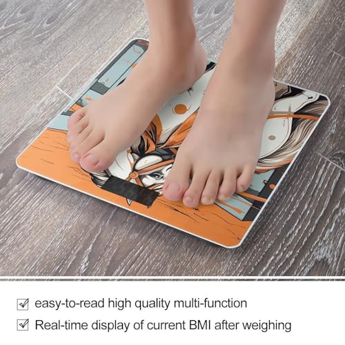Báscula Digital de Baño con Pantalla LED Clara y Plataforma de Vidrio Templado miniatura 5