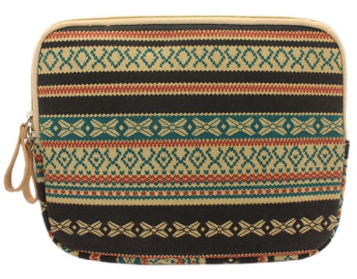 BONAMART u00ae 10-15 Zoll Laptophülle Laptop Notizbuch Notebook MacBook iPad Böhme Tasche Case Sleeves