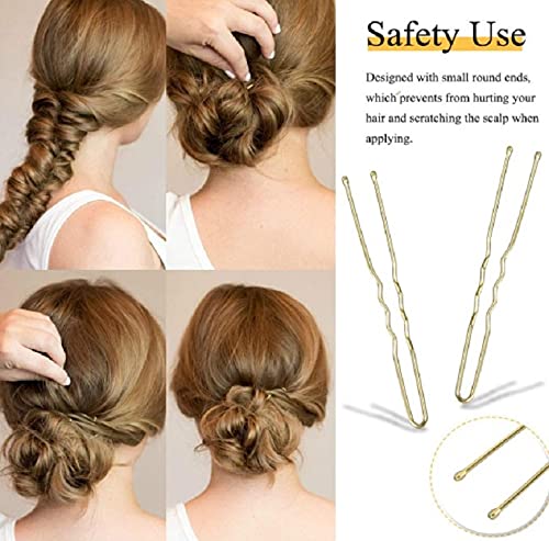 Confortabil 50 forcine per capelli a forma di U