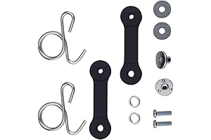 2 Pack 532160793 160793 Tractor Bagger Latch Grass Chute with Hook Bagger...