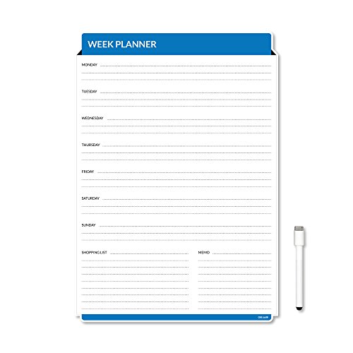 CKB Ltd® WEEK PLANNER Magnetisch Fridge Board met Marker Dages Schaalverwijderaar, reiniger wekelijkse planner… - Afbeelding 6