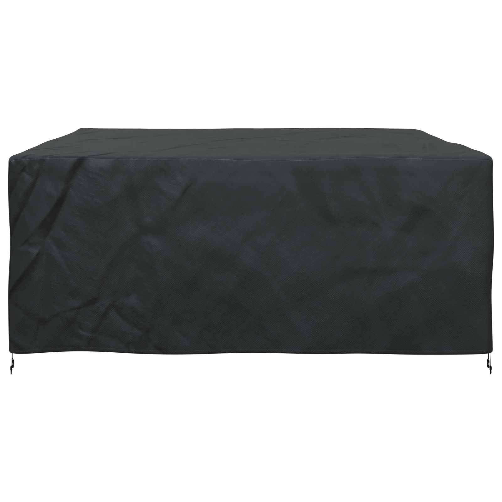 Möbelbezug Schwarz 300 x 250 x 70 cm | Wasserdicht, 210D Stoff, für Innen und Außen, pflegeleicht mit feuchtem Tuch