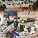 EagleStone Realistic Toy Gun for Kids，Automatic Gun Toy for Boys -3 Modes Toy Foam Blasters with Tactical Vest, Storage Mesh Bag,2 Clips,150 Darts, Electric Toys for Boys Age 8-12 Gifts Birthday