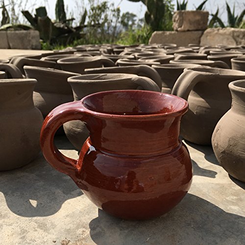 Jarro de barro mexicano 10 onzas Ancient Cookware miniatura 4