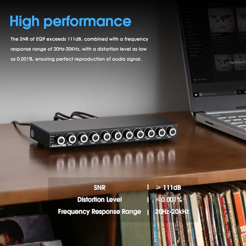 Nobsound SUC-EQ9 Hifi 9-Band Stereo Eq Preamp Analog Equalizer Audio Processor For Home/Car thumb #3