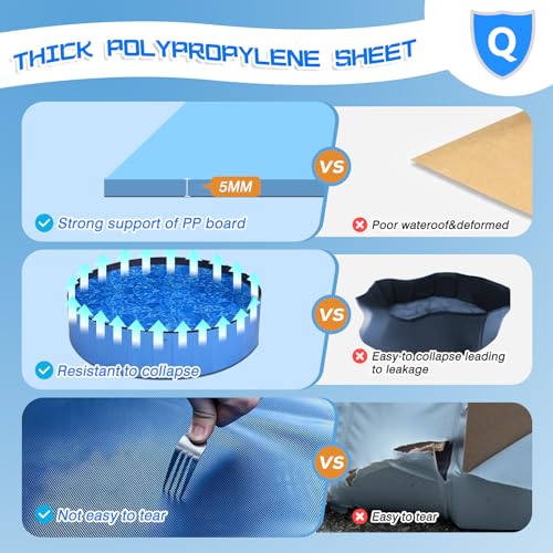 47Foldable-Dog-Pool-Collapsible-Dog-Pet-Bath-Pool-Bathing-Tub-Dog-Pet-Swimming-Pools-Plastic-Kiddie-Pool-with-PP-Board-Hard-Support-for-Puppy-Large-Dogs-and-Kids 47Foldable Dog Pool Collapsible Dog Pet Bath Pool Bathing Tub Dog Pet Swimming Pools Plastic Kiddie Pool with PP Board Hard Support for Puppy Large Dogs and Kids