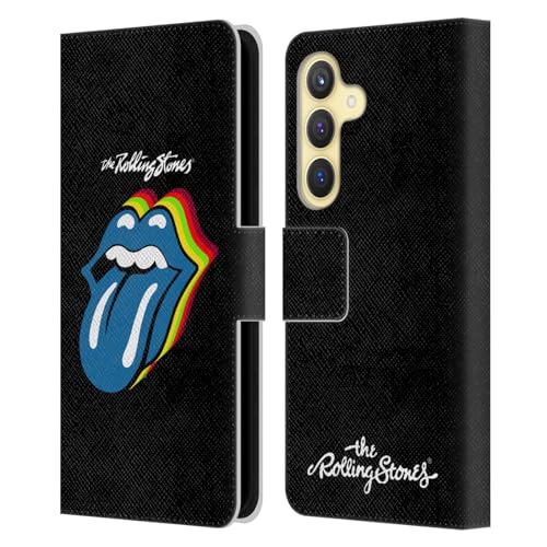 Funda libro Samsung Galaxy S24 5G The Rolling Stones carcasa cuero protectora con tarjetero