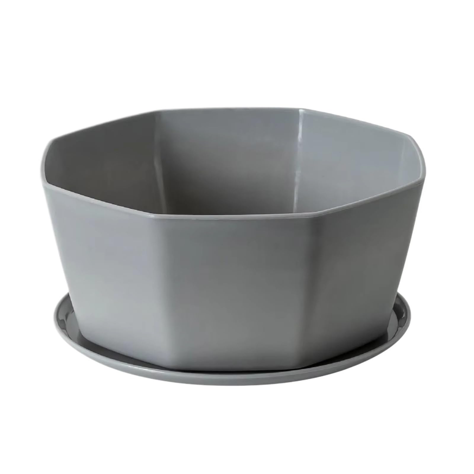 WLIHDB 2Pcs Succulent Plant Flowerpot Large Caliber For Home Balcony for Seeds Seedling(Grey)