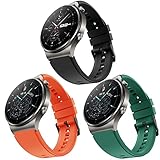Huawei Watch GT2 Pro Correa, 22mm Silicona Repuesto Pulseras para Huawei Watch GT2 Pro/Huawei Watch GT Active/Huawei Watch GT2 46mm/GT 2e/Huawei Watch 3/Galaxy Watch 3 45mm/Galaxy Watch 46mm