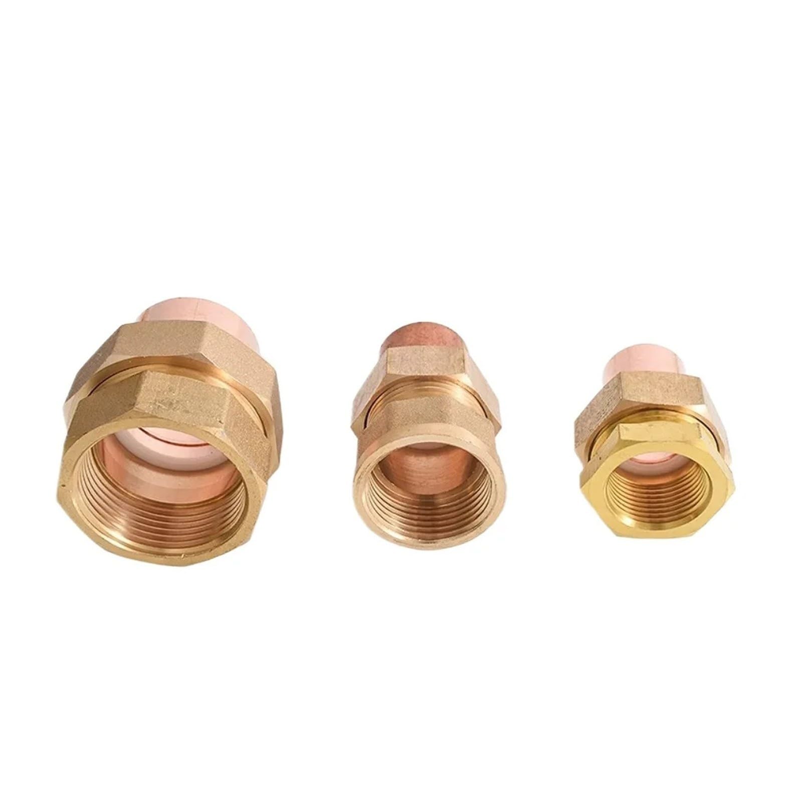 1/4 "-3" macho hembra X 8-76mm soldadura Scoket extremo alimentación soldadura latón y cobre unión tubería acoplador aire acondicionado(Female,3 BSP TO 76MM_BSPP)