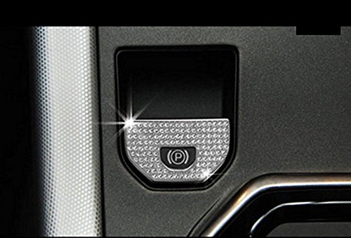 Eppar® New Decorative P Button Cover for Land Rover Range Rover Evoque 2011-2016 (Silver)