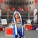 Balterever Boxing Birthday Party Decorations Boxing Banner Garland Wrestling Party Supplies Boxing Match Fight Sports Theme Boxer Birthday Party Decorations
