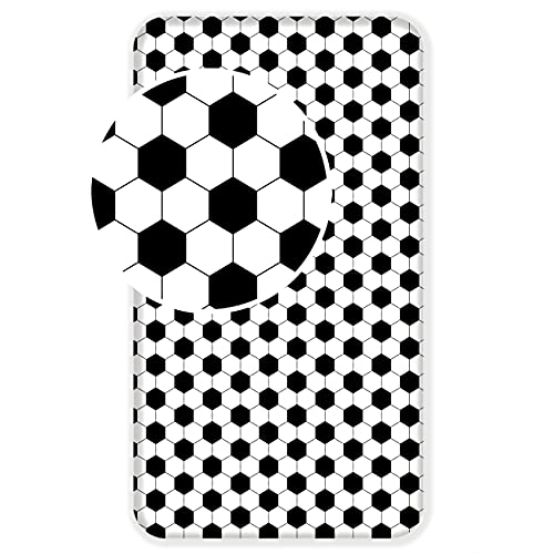 Jerry Fabrics Football Drap Housse 90 x 200 + 25 cm