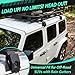 Therwen 4 Pcs Roof Rack Mounting Brackets for Cars & Suvs, Durable Metal Roof Rack Accessories Kit, Universal Fit, Easy Installation, Outdoor Ready