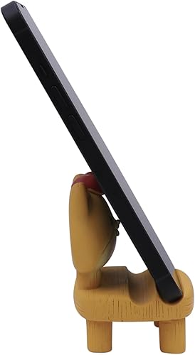 Miniatura 32 de Lindo perro teléfono celular titular de madera Smartphone escritorio titular para teléfonos móviles Animal teléfono soporte escritorio ornamento
