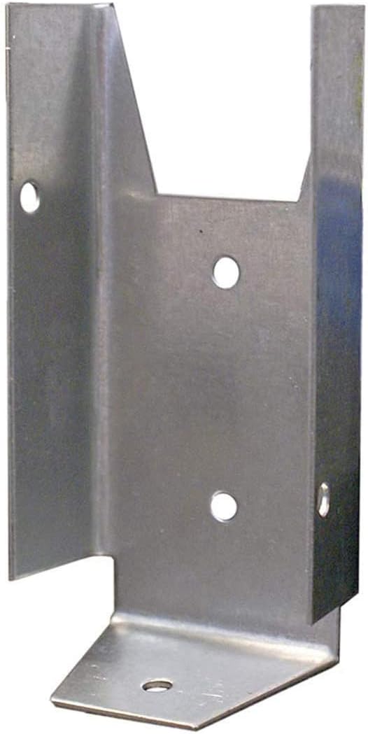 Decorex Hardware Fence Clip Bracket Hanger 1-9/16" W x 2-3/4" H for 2" X 4" Fence Rails (10 Pack)