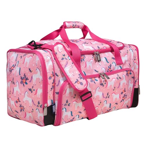 Image of Wildkin Kids Weekender Duffel Bag - Carry-On Size for School, Travel, & Sleepovers