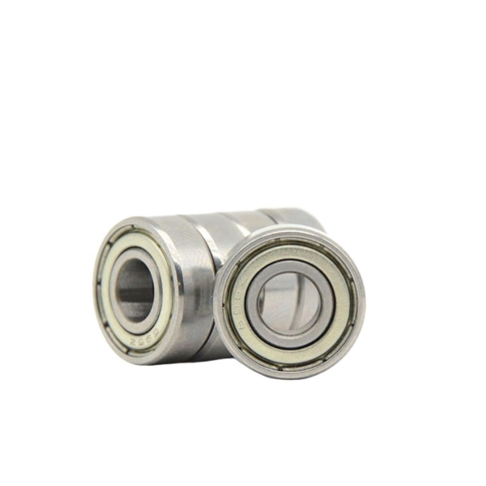 Gqnblvhzupdm 12Pcs Industrial Shaft Bearings, 604Zz Bearing Abec-1 5/10/20Pcs 4X12x4 Mm Miniature 604Z Ball Bearings 604 Zz(20Pcs)(12Pcs)