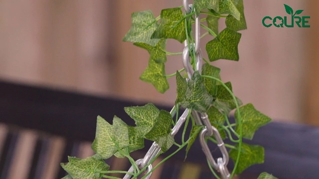 CQURE 36 Pack 252Ft Artificial Ivy Garland, Fake Vines Leaf Garland Green Leaves Fake Plants Hanging Vines Plant Greenery Garland for Bedroom Wedding Party Garden Wall Room Decor