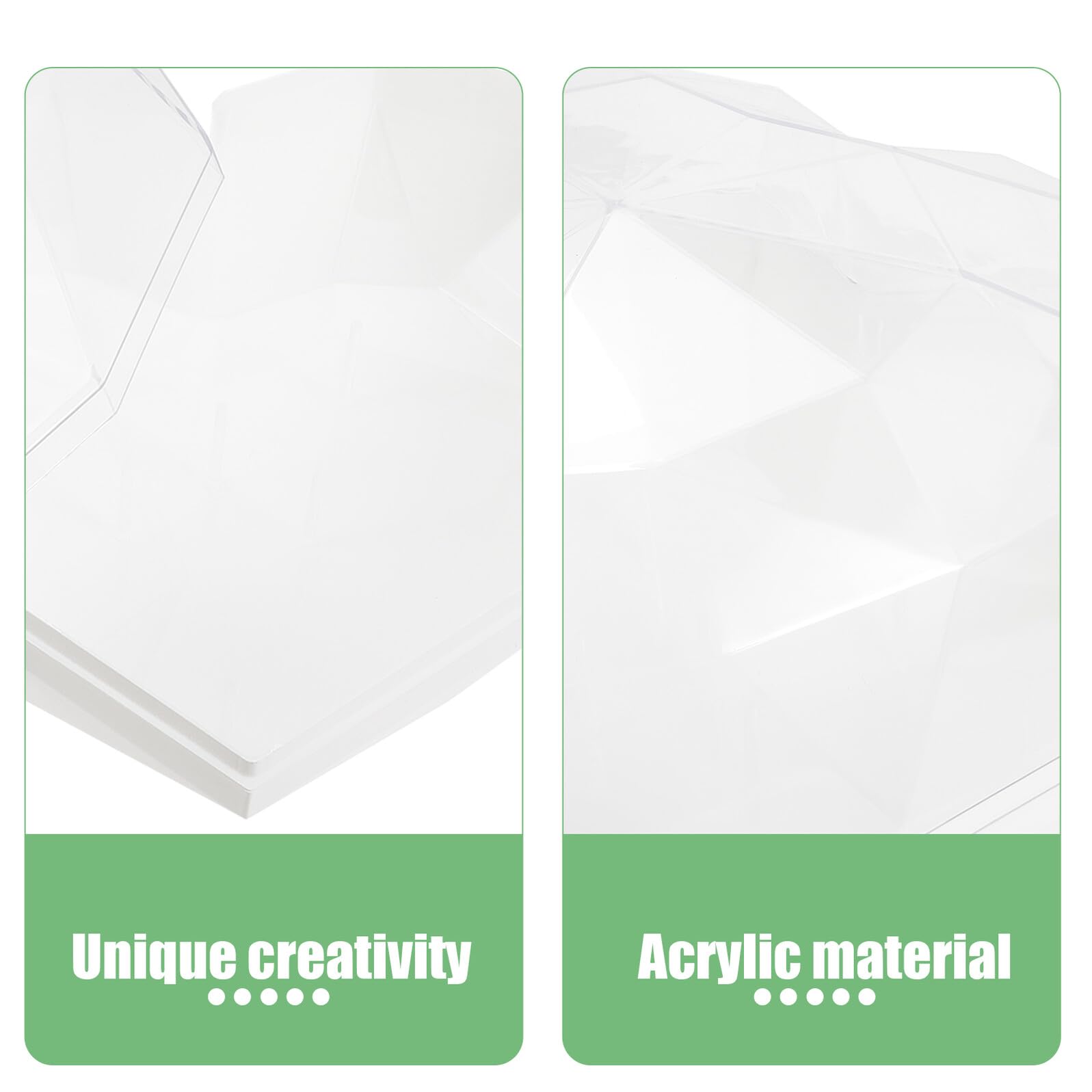 BELLIFFY Herzförmige Geschenkbox aus Acryl für Blumen mit Stabilem und Praktischem Design Transparente Verpackungsbox für Verlobung und Romantische Anlässe