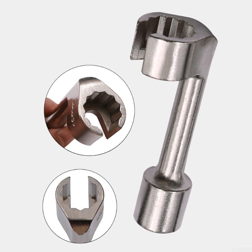 Set di chiavi a tubo per linea carburante diesel, chiave esagonale a estremità aperta, misura 12, 14, 16, 17, 18, 19 mm, strumento di rimozione smontaggio (19 mm)