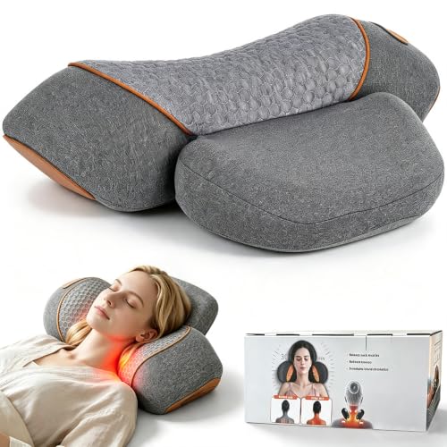 Massagegerät Nacken, Back Massager Kissen mit Intelligentem Steuerschalter