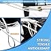 VANCL Tennis Net Outdoor Heavy Duty Professional Tennis Court Net Replacement Professional Tennis Net Nylon for Professional Tennis Courts [Includes 2 Fiberglass Dowels]