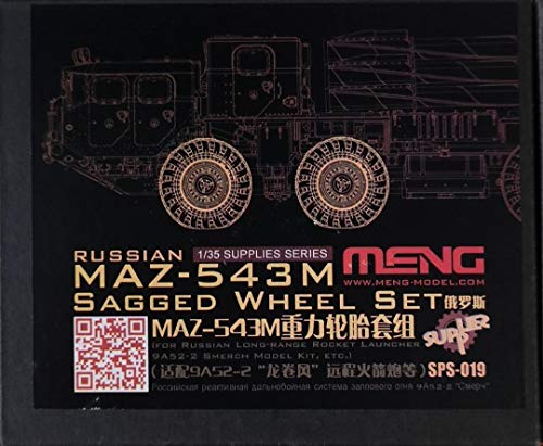 Roues affaissées russes MAZ-543M Meng SPS-019 accessoire diorama 1/35