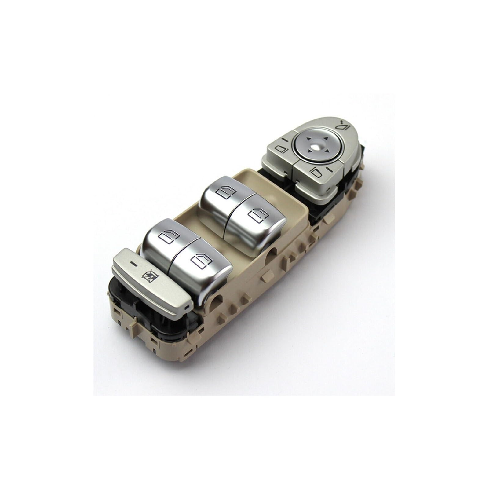 Bouton lève-vitre cassé Mercedes Classe C W205 ? Remplacez la console de commande beige - 6