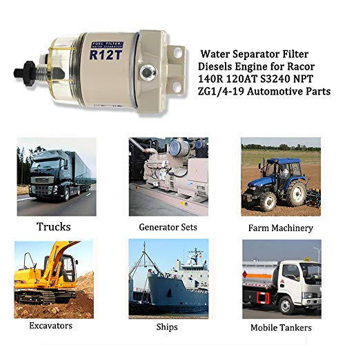 Carrfan Filtro separatore Carburante/Acqua R12T