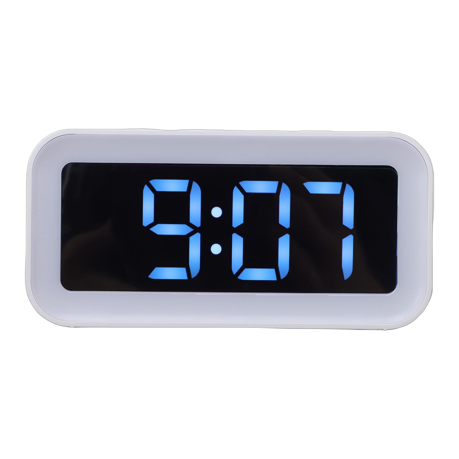 Reloj dual digital LED Cocoarm con alarmas dobles y volumen ajustable para mesita de noche 1