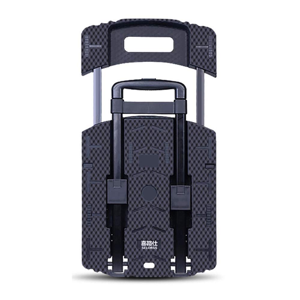 LLSS Handling Vehicle Flatbed Truck Folding Trolley Portable Cargo Handling Car Push Hand Truck Folding for Easy Storage and 360 Degree Swivel Wheels