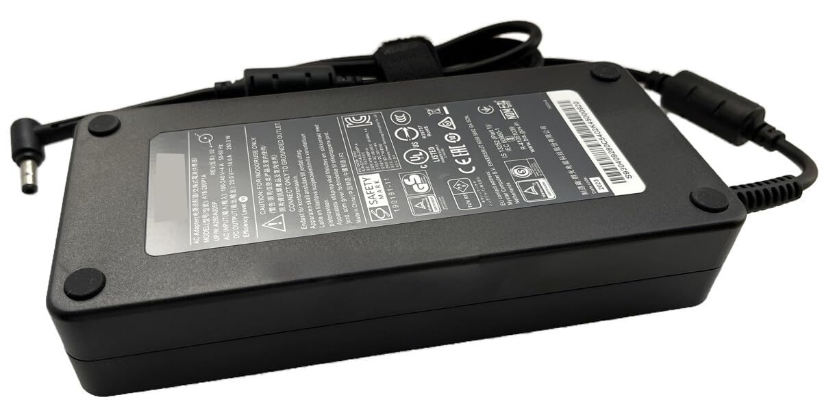 Netzteil AC 20 V 14 A 280 W A18-280P1A A280A013P 5,5 x 2,5 mm, kompatibel mit Gigabyte AORUS 15X ASF-B3UK754SH