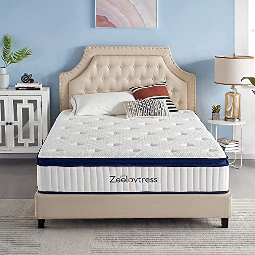 California-King-Mattress-Zeelovtress-12-Inch-Gel-Memory-Foam-Pocket-Springs-Hybrid-Mattress-with-Bamboo-Cover-Medium-Firm-5-Zone-Support-Pain-Relief-CertiPUR-US-Airflow-Foam-120-Nights-Trial-7284