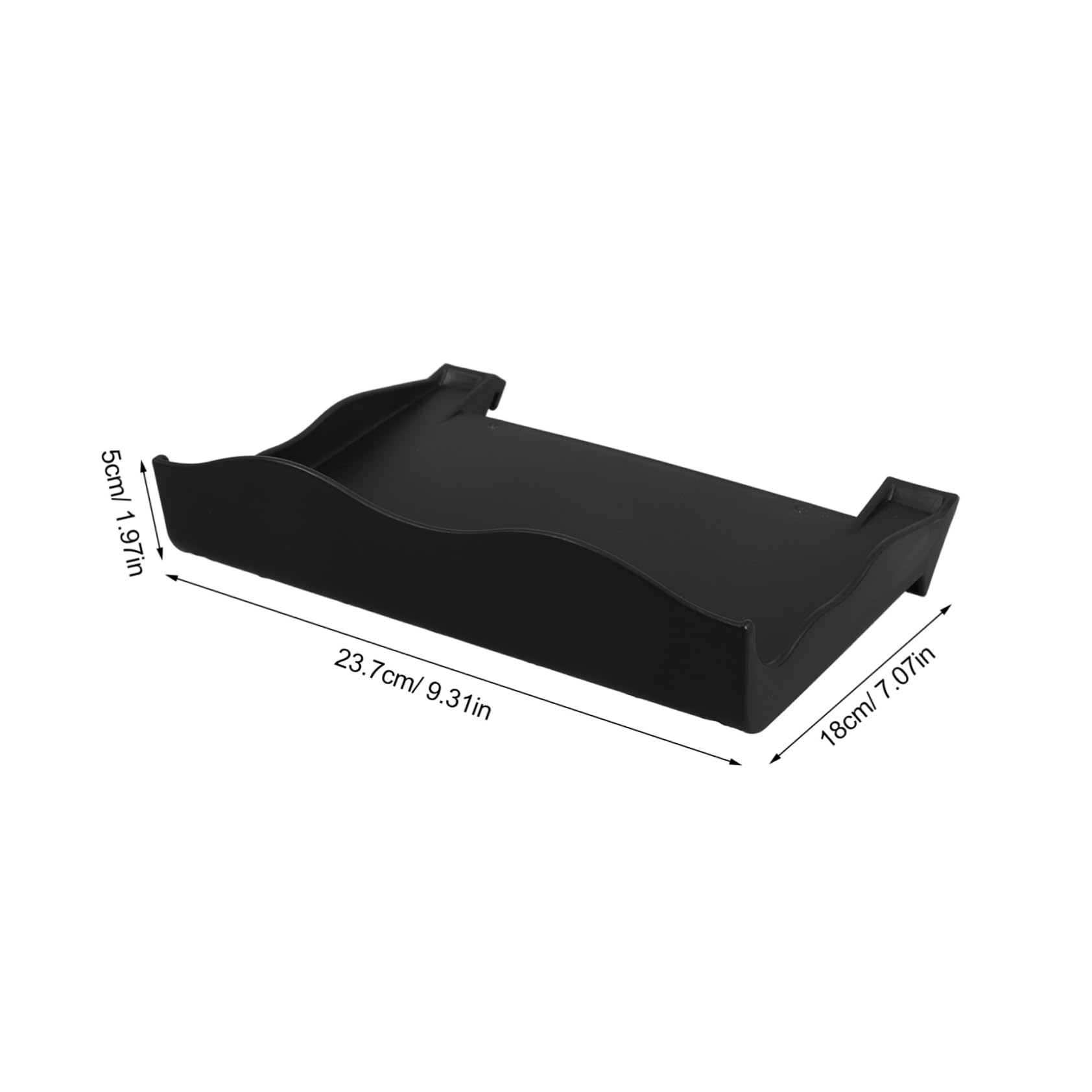 Alipis Pegboard Parts Tray Open Tray for Storage Diy Organizing -mounted Shelf Black Modern Aesthetic Versatile for Bedroom Study