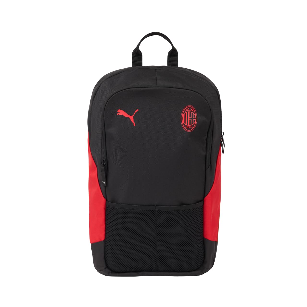 A.C. Milan - Zaino da Viaggio, Scuola o Ufficio, Prodotto Ufficiale con Logo AC Milan, Unisex, Nero