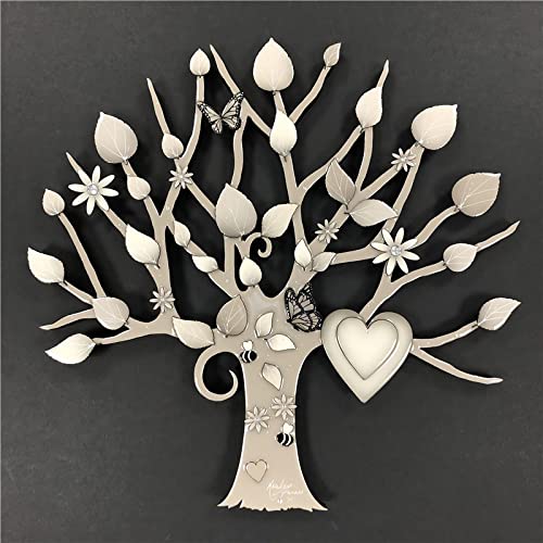 Toile arbre de vie abstrait 60x60 cm peinture murale moderne sans cadre pour salon