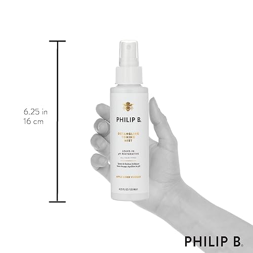 Miniatura 3 de PHILIP B Desenredante de niebla tonificante restauradora de pH 4.23 oz (4.2 fl oz) Un-Tease Tangles, deja el cabello brillante, suave y sin