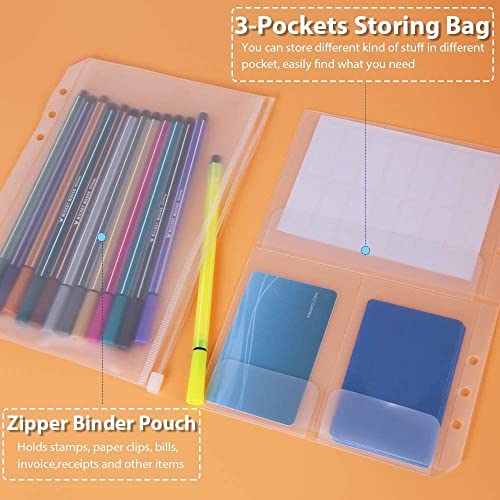 Notebook A5 PVC de 10 piezas con separadores y regla 6