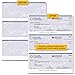 VersaCheck Secure Checks - 1500 Blank Business Checks - Blue Prestige - 500 Sheets Form #3000 - 3 Per Sheet