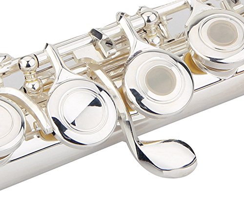 Glory GFL-05-SLA Silver Plated Intermediate 17Keys, Open/Closed Hole C Flute thumb #7
