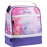 High Sierra Stacked Compartment Lunch Bag (Unicorn Clouds/Lavender/White)