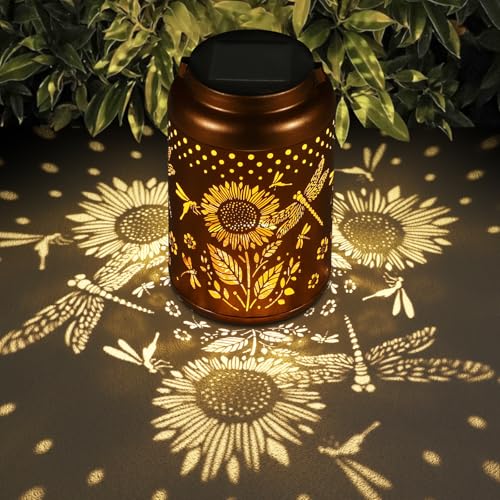Solar Lanterns Outdoor Waterproof Hummingbird Garden Decor Christmas Gifts for Women Mom Grandma...